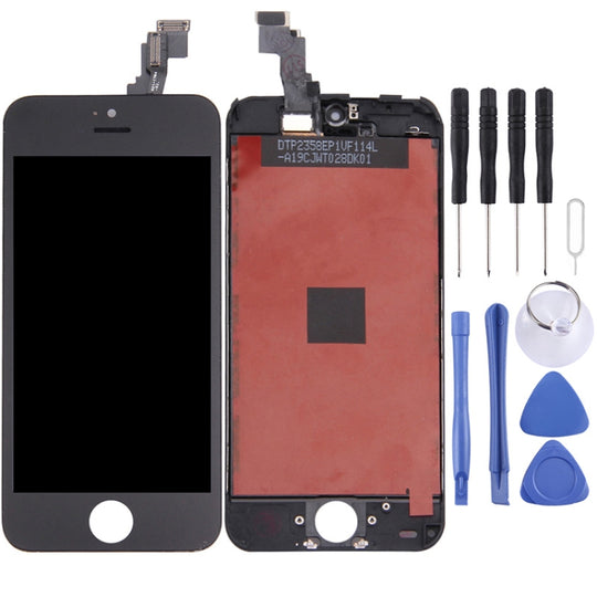 TFT LCD Screen with Frame for iPhone 5C (Black)