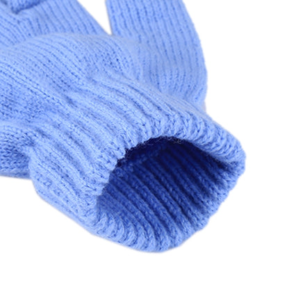 Three Fingers Touch Screen Gloves, For iPhone, Galaxy, Huawei, Xiaomi, HTC, Sony, LG and other Touch Screen Devices(Blue) - Touch Gloves by buy2fix | Online Shopping UK | buy2fix