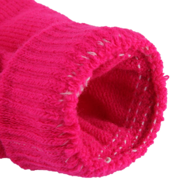 Three Fingers Touch Screen Gloves, For iPhone, Galaxy, Huawei, Xiaomi, HTC, Sony, LG and other Touch Screen Devices(Magenta) - Touch Gloves by buy2fix | Online Shopping UK | buy2fix