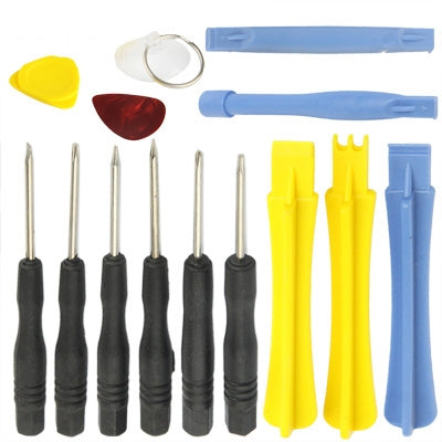 14 in 1 (Screwdrivers + Plastic Opening Tools) Professional Premium Precision Phone Disassembly Tool - Tool Kits by buy2fix | Online Shopping UK | buy2fix