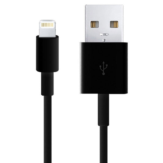 USB to 8 Pin Multiple Strands TPE Sync Data / Charging Cable, Cable Length: 1m(Black) by buy2fix