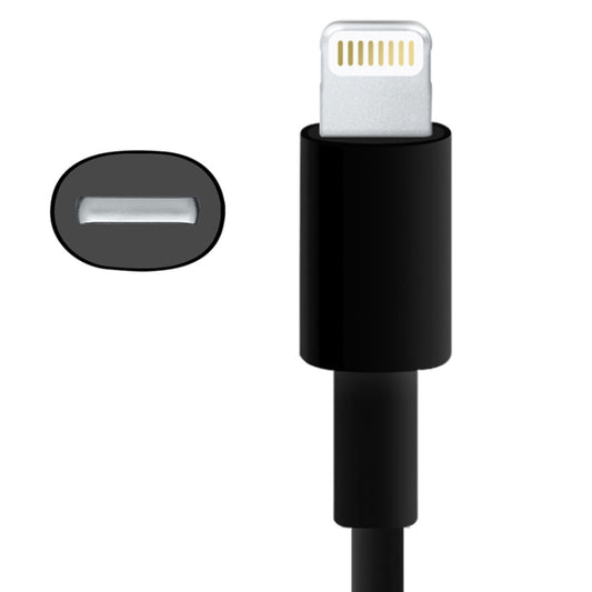 USB to 8 Pin Multiple Strands TPE Sync Data / Charging Cable, Cable Length: 1m(Black) by buy2fix