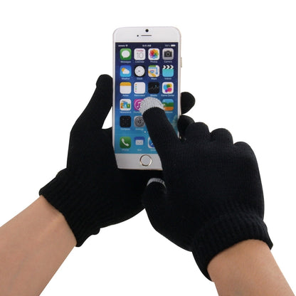 Two Finger Touch Screen Touch Gloves, For iPhone, Galaxy, Huawei, Xiaomi, HTC, Sony, LG and other Touch Screen Devices(Black) - Touch Gloves by buy2fix | Online Shopping UK | buy2fix