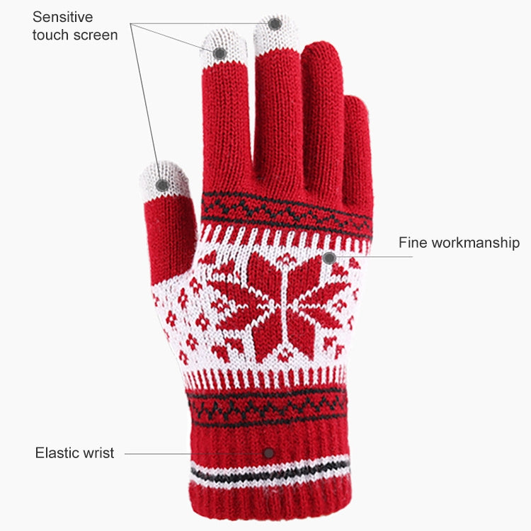 Multifunctional Three Fingers Touch Screen Wool Warm Gloves, For iPhone, Galaxy, Huawei, Xiaomi, HTC, Sony, LG and other Touch Screen Devices(Pink) - Touch Gloves by buy2fix | Online Shopping UK | buy2fix