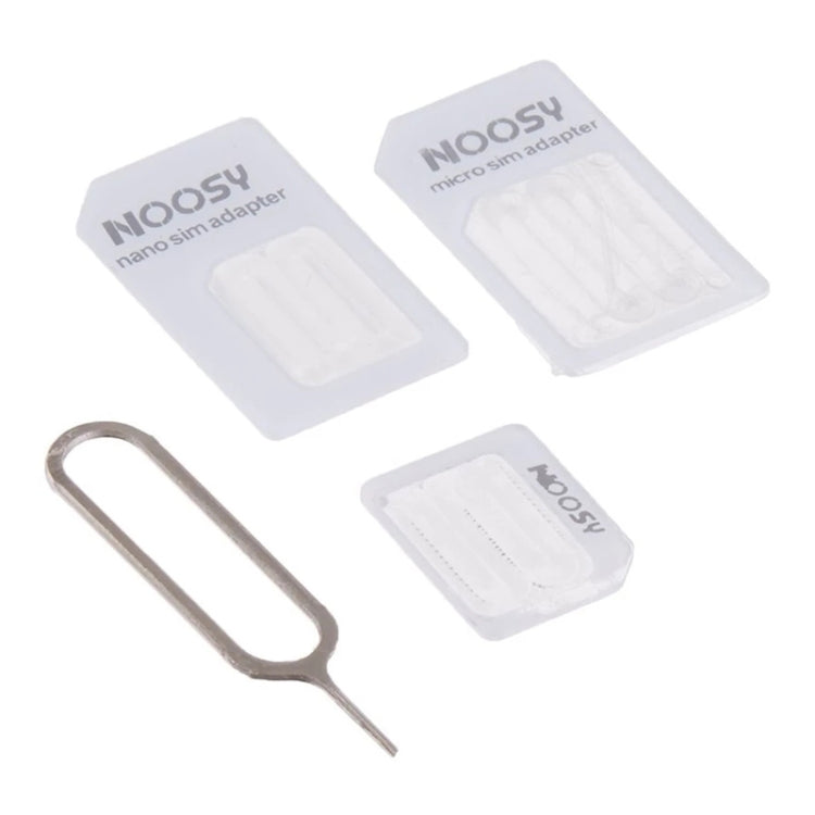 4 in 1 (Nano SIM to Micro SIM Card+ Micro SIM to Standard Card + Nano SIM to Standard Card + Sim Card Tray Holder Eject Pin Key Tool) Kit for iPhone 5 / iPhone 4 & 4S(White) - SIM Card Tool by buy2fix | Online Shopping UK | buy2fix