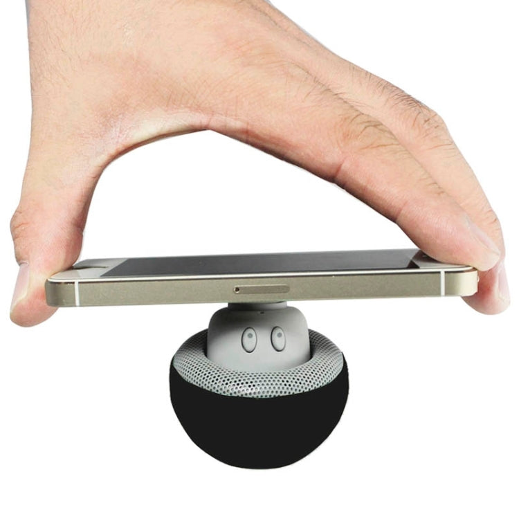 Mushroom Shape Bluetooth Speaker with Suction Holder(Black) - Desktop Speaker by buy2fix | Online Shopping UK | buy2fix