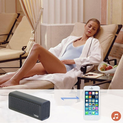 YM-308 Portable Rechargeable NFC Bluetooth Speaker, Support TF Card(Black) - Desktop Speaker by buy2fix | Online Shopping UK | buy2fix