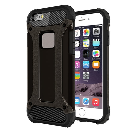 For iPhone 6 & 6s Tough Armor TPU + PC Combination Case(Black) by buy2fix