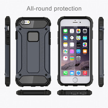 For iPhone 6 & 6s Tough Armor TPU + PC Combination Case(Navy Blue) by buy2fix