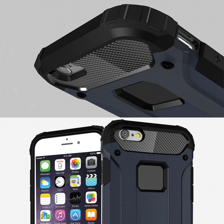For iPhone 6 & 6s Tough Armor TPU + PC Combination Case(Navy Blue) by buy2fix