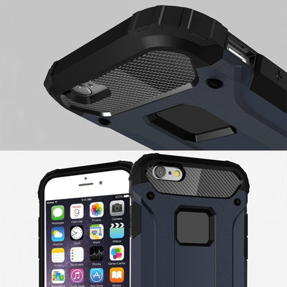 For iPhone 6 & 6s Tough Armor TPU + PC Combination Case(Navy Blue) by buy2fix