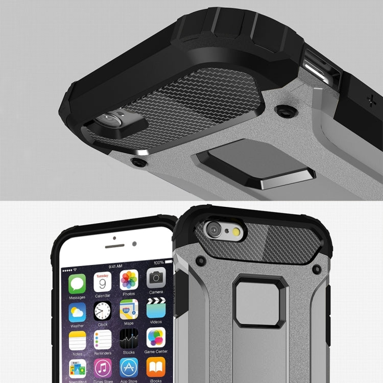 For iPhone 6 & 6s Tough Armor TPU + PC Combination Case(Grey) by buy2fix