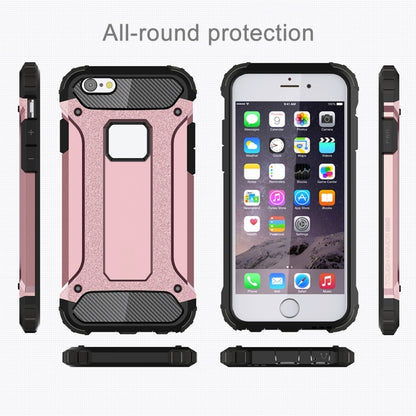 For iPhone 6 & 6s Tough Armor TPU + PC Combination Case(Rose Gold) by buy2fix