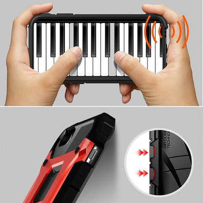 For iPhone 6 & 6s Tough Armor TPU + PC Combination Case(Red) by buy2fix