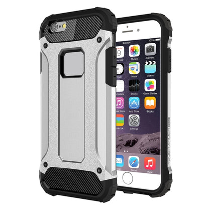 For iPhone 6 & 6s Tough Armor TPU + PC Combination Case(Silver) by buy2fix
