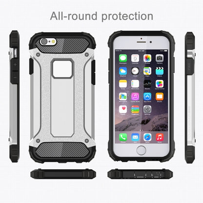For iPhone 6 & 6s Tough Armor TPU + PC Combination Case(Silver) by buy2fix