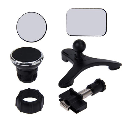 Rotatable Universal Car Air Vent Magnetic Phone Holder Stand Mount, For iPhone, Galaxy, Huawei, Xiaomi, Lenovo, Sony, LG, HTC and Other Smartphones(Silver) by Young Player