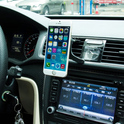 Rotatable Universal Car Air Vent Magnetic Phone Holder Stand Mount, For iPhone, Galaxy, Huawei, Xiaomi, Lenovo, Sony, LG, HTC and Other Smartphones(Silver) by Young Player