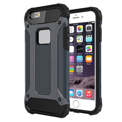 For iPhone 6 Plus & 6s Plus Tough Armor TPU + PC Combination Case(Navy Blue) by buy2fix