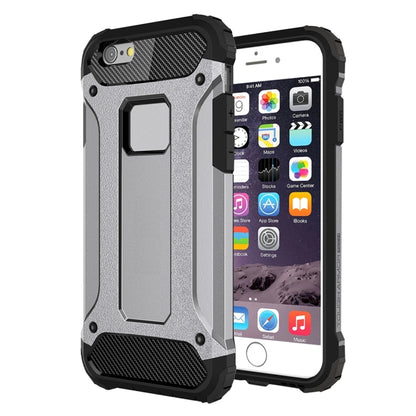 For iPhone 6 Plus & 6s Plus Tough Armor TPU + PC Combination Case(Grey) by buy2fix