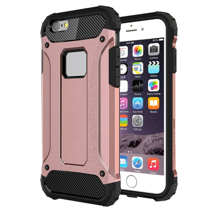 For iPhone 6 Plus & 6s Plus Tough Armor TPU + PC Combination Case(Rose Gold) by buy2fix
