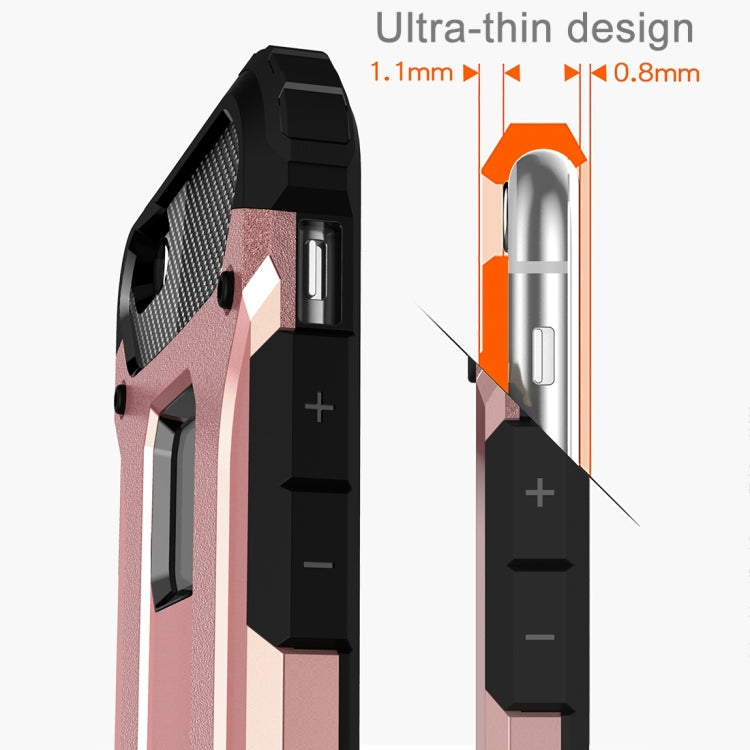 For iPhone 6 Plus & 6s Plus Tough Armor TPU + PC Combination Case(Rose Gold) by buy2fix