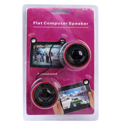3.5mm Stereo Mini Mobile Speaker for New iPad (iPad 3) / iPad 2 / iPhone 5 / iPhone 4 & 4S / Tablet PC / Laptop, Red(Red) - Desktop Speaker by buy2fix | Online Shopping UK | buy2fix
