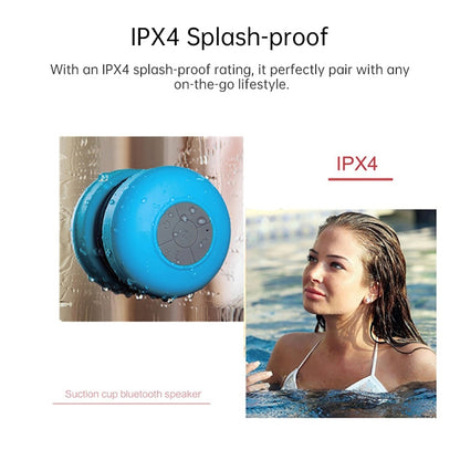 BTS-06 Mini Waterproof IPX4 Bluetooth V2.1 Speaker, Support Handfree Function(Green) - Waterproof Speaker by buy2fix | Online Shopping UK | buy2fix