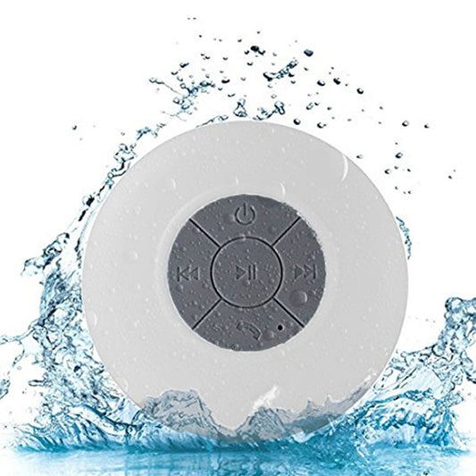 BTS-06 Mini Waterproof IPX4 Bluetooth V2.1 Speaker, Support Handfree Function(White) - Waterproof Speaker by buy2fix | Online Shopping UK | buy2fix