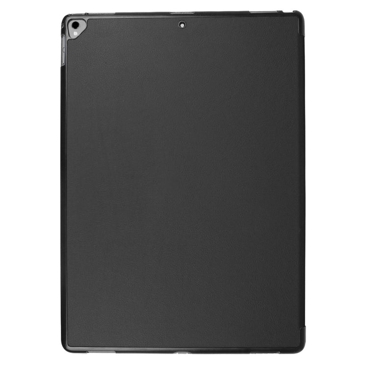 Custer Texture Horizontal Flip Smart Leather Case with 3-folding Holder  & Sleep / Wake-up Function for iPad Pro 12.9 inch 2017 / 2015(Black) - More iPad Cases by buy2fix | Online Shopping UK | buy2fix