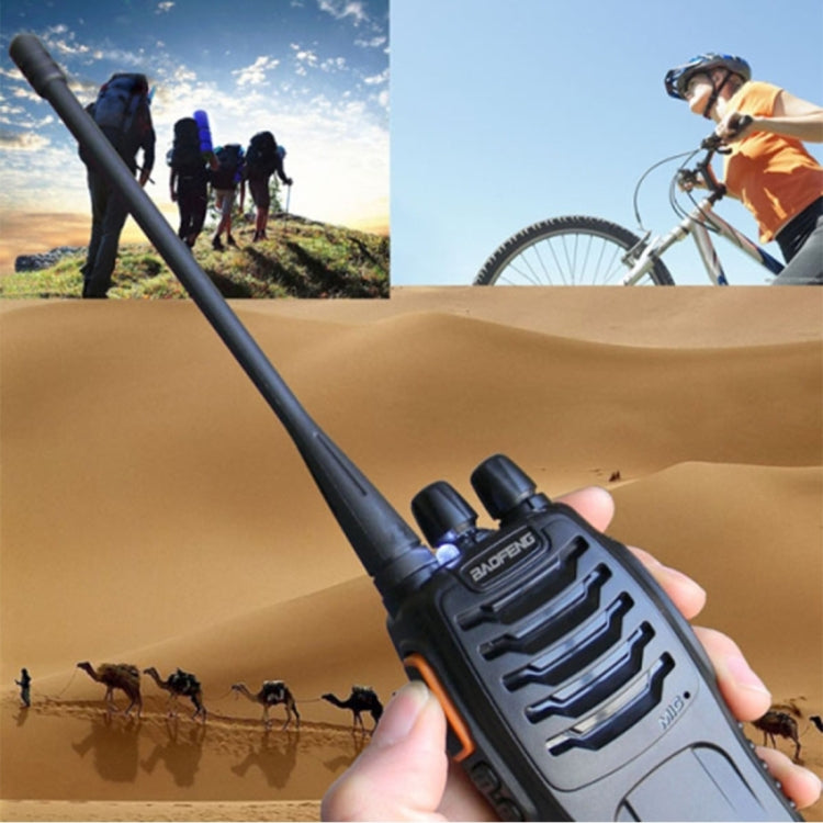 2 PCS BAOFENG BF-888S Portable CB Radio Walkie Talkie Retevis UHF 5W 16CH Radio FM Transceiver(Black) - Handheld Walkie Talkie by BAOFENG | Online Shopping UK | buy2fix