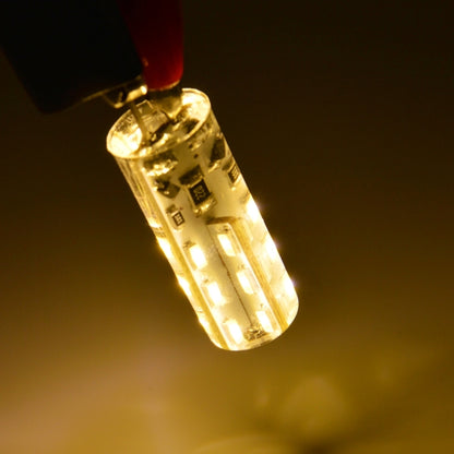 G4 2W 120LM Silicone Corn Light Bulb, 24 LED SMD 3014, Warm White Light, DC 12V by buy2fix