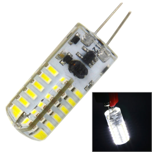 G4 3.5W 170LM Silicone Corn Light Bulb, 48 LED SMD 3014, White Light, AC/DC 12V by buy2fix