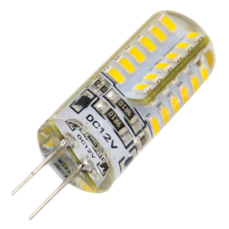 G4 3.5W 170LM Silicone Corn Light Bulb, 48 LED SMD 3014, White Light, DC 12V by buy2fix