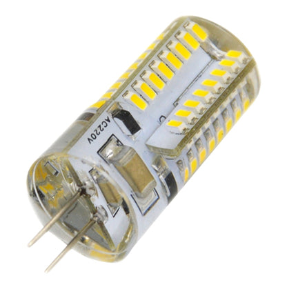 G4 4W 200LM Silicone Corn Light Bulb, 64 LED SMD 3014, Warm White Light, AC 220V by buy2fix