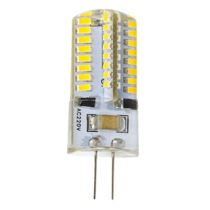 G4 4W 200LM Silicone Corn Light Bulb, 64 LED SMD 3014, Warm White Light, AC 220V by buy2fix