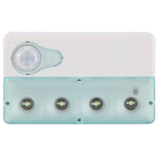 Infrared PIR Auto Sensor Motion Detector Light, Mini USB Port, 4 LED, White Light, Sensitive Distance: 3m(Baby Blue) - Sensor LED Lights by buy2fix | Online Shopping UK | buy2fix