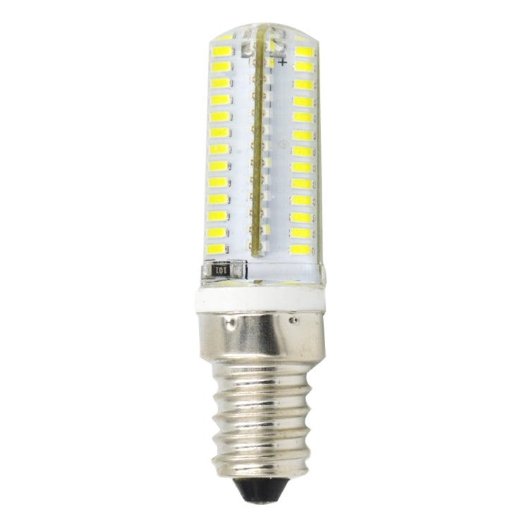E14 5W 400LM 104 LED SMD 3014 Silicone Corn Light Bulb, AC 220V (Natural White Light) by buy2fix