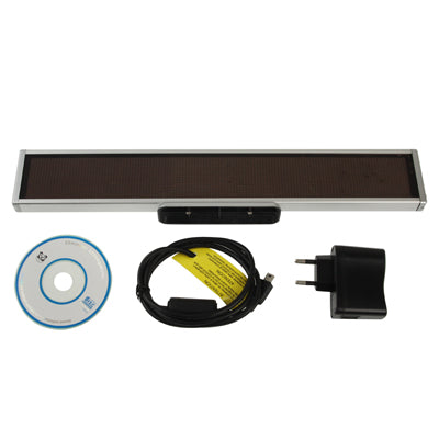 Programmable LED Moving Scrolling Message Display Sign Indoor Board, Display Resolution: 128 x 16 Pixels, Length: 41cm by buy2fix