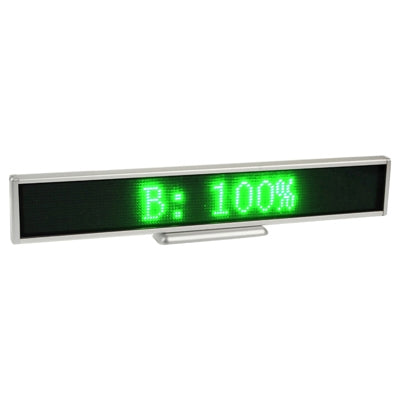 Programmable LED Moving Scrolling Message Display Sign Indoor Board, Display Resolution: 128 x 16 Pixels, Length: 41cm by buy2fix