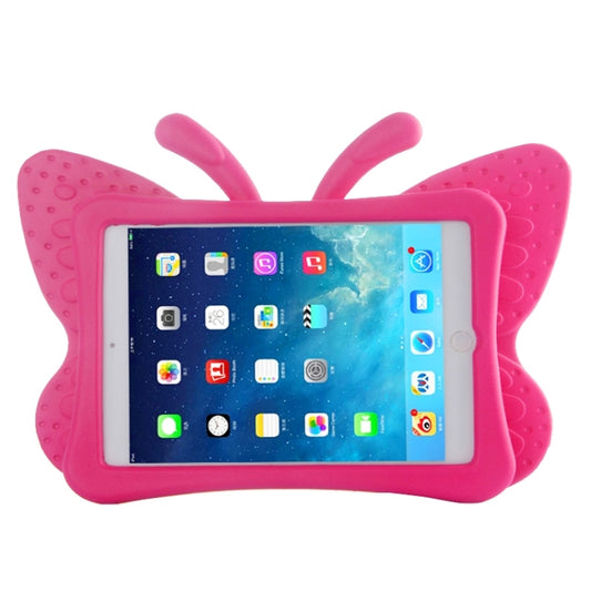 Butterfly EVA Protective Case with Holder for iPad mini 3 / 2 / 1(Magenta) - iPad Mini 3 & 2 & 1 Cases by buy2fix | Online Shopping UK | buy2fix