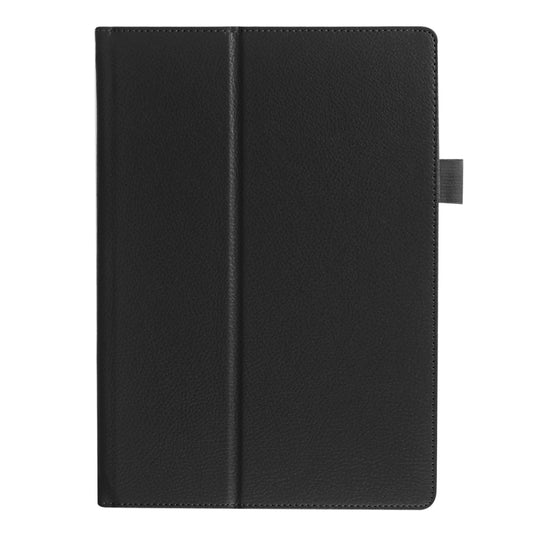Litchi Texture Horizontal Flip Solid Color Leather Case with Holder for Lenovo TAB 2 A10-30 X30F & TAB 2 A10-70F, 10.1 inch(Black) - Lenovo by buy2fix | Online Shopping UK | buy2fix