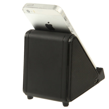 Wireless Magic Audio Amplifying Induction Speaker Holder for iPhone 5 & 5S & 5C / 4 & 4S (Black) - Desktop Speaker by buy2fix | Online Shopping UK | buy2fix