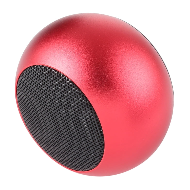 Mini Metal Wireless Bluetooth Speaker,  Hands-free, LED Indicator(Red) - Desktop Speaker by buy2fix | Online Shopping UK | buy2fix