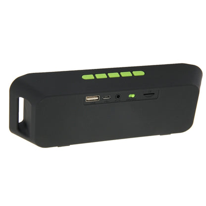 Portable Stereo Wireless Bluetooth Music Speaker, Support Hands-free Answer Phone & FM Radio & TF Card, For iPhone, Galaxy, Sony, Lenovo, HTC, Huawei, Google, LG, Xiaomi, other Smartphones(Green) - Desktop Speaker by buy2fix | Online Shopping UK | buy2fix