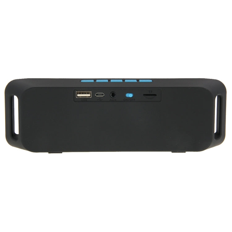 Portable Stereo Wireless Bluetooth Music Speaker, Support Hands-free Answer Phone & FM Radio & TF Card, For iPhone, Galaxy, Sony, Lenovo, HTC, Huawei, Google, LG, Xiaomi, other Smartphones(Blue) - Desktop Speaker by buy2fix | Online Shopping UK | buy2fix
