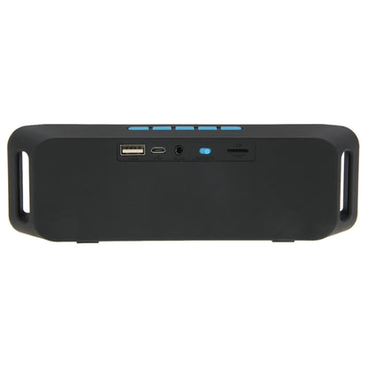 Portable Stereo Wireless Bluetooth Music Speaker, Support Hands-free Answer Phone & FM Radio & TF Card, For iPhone, Galaxy, Sony, Lenovo, HTC, Huawei, Google, LG, Xiaomi, other Smartphones(Blue) - Desktop Speaker by buy2fix | Online Shopping UK | buy2fix