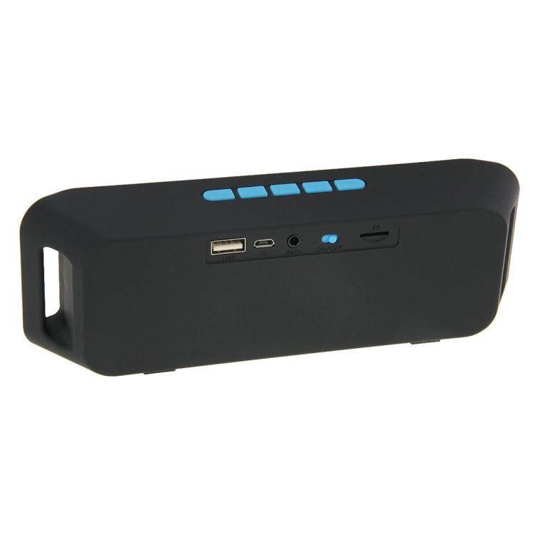 Portable Stereo Wireless Bluetooth Music Speaker, Support Hands-free Answer Phone & FM Radio & TF Card, For iPhone, Galaxy, Sony, Lenovo, HTC, Huawei, Google, LG, Xiaomi, other Smartphones(Blue) - Desktop Speaker by buy2fix | Online Shopping UK | buy2fix