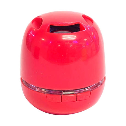 T6 Egg Style Mini Portable LED Light Bluetooth Stereo Speaker, Support TF Card / Handfree Function, For iPhone, Galaxy, Sony, Lenovo, HTC, Huawei, Google, LG, Xiaomi, other Smartphones and all Bluetooth Devices(Red) - Desktop Speaker by buy2fix | Online Shopping UK | buy2fix