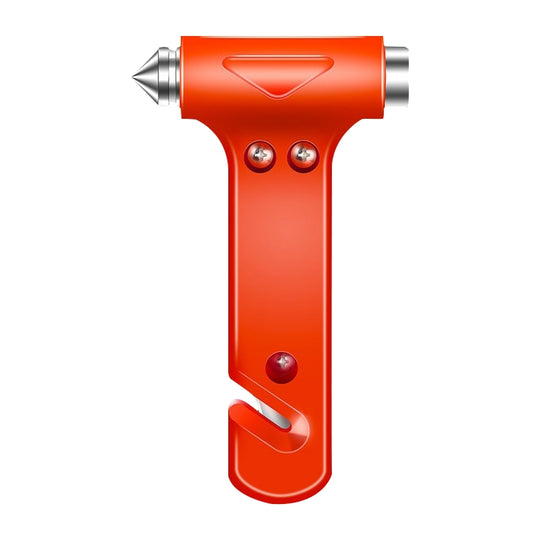 Portable Multi Function Auto Emergency Hammer Escape Tool Life Hammer(Red)